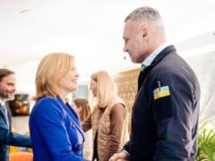 Поблагодарил за переданные Patriot: Кличко встретился с президентом Бундестага Юлией Клекнер