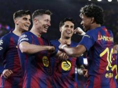 Barcelona with a brace from Rafinha and Lewandowski beat Newcastle with a goal from Goydaltsa