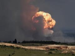 В Крыму несколько часов слышны взрывы, горит ТЭС - СМИ