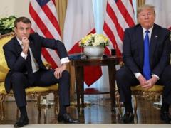 Трамп высмеял Макрона и его жену, президент Франции ответил