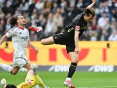 Eintracht and Cologne recorded a scoring draw