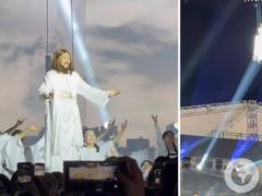 Украл идею у Jerry Heil? В сети завирусилось видео с пасхального концерта в Южной Корее, где актер в образе Иисуса Христа  взлет