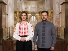  Чтобы на смену пятой Пасхе во времена войны пришла первая мирная Пасха : Зеленские поздравили украинцев