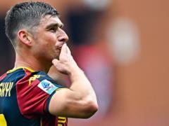Malinovskyi scored his anniversary goal for Genoa in the match against Sassuolo