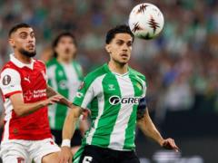 Real Betis - Braga 2:4 Video of goals and review of the European League match