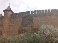 В Хотинской крепости обрушилась часть стены