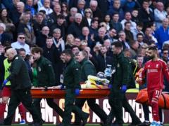 Drama in the Merseyside derby: Mamardashvili lost the field on the burden after the strike