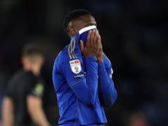 Leicester flew to the third division of England 10 years after winning the Premier League championship