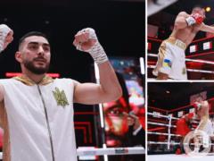 Семикратный чемпион Украины по боксу выиграл бой нокаутом за 2 раунда.