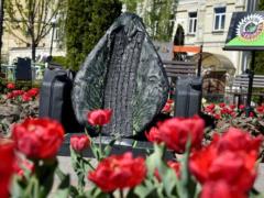 Как выглядит углеродный след автомобиля: в Киеве презентовали 30-килограммовую инсталляцию  Раздавленная экология 