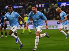 Lazio knocked out Atalanta in a penalty shootout and reached the Italian Cup final