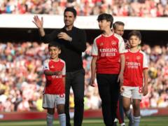 Sin Arteti makes his debut for the Arsenal youth team