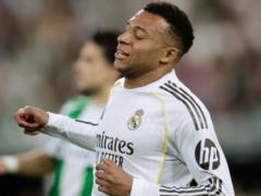 Mbappe recovered from injury in the match against Betis