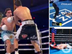 Непобедимый чемпион одним ударом отправил соперника в брутальный нокаут.