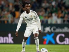 Camavinga appeared with Real in its anniversary