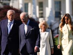 Трампы приняли в Белом доме короля Чарльза и королеву Камиллу