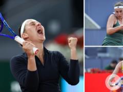 Украинская теннисистка вышла в полуфинал супертурнира в Мадриде, повесив  баранку  именитой сопернице.