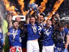 Ipswich triumphantly reach the Premier League, and Wrexham loses without play-offs