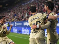 Barcelona reached Osasuna and immediately came close to the championship in La Lisa