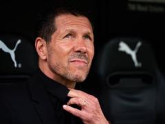 Simeone played his 1000th match in his coaching career