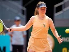Snigur completed her performance in the qualifications of the tournament in Rome