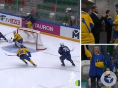 Украина сенсационно обыграла Францию на чемпионате мира по хоккею.