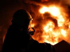 Россияне атаковали Харьков  шахедами , вспыхнул пожар