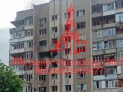 Дрон попал в многоэтажный дом в Ивано-Франковске