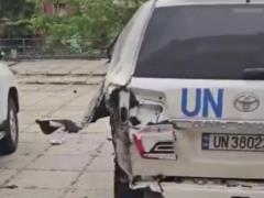 Дроны РФ атаковали Херсон: пострадали авто ООН, есть погибшая
