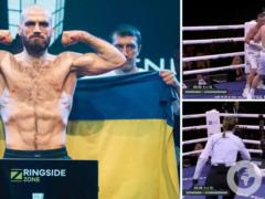 Знаменитого украинского боксера дважды отправили в нокдаун в элиминаторе IBF.