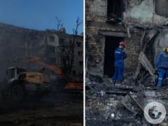 Количество пострадавших в Киеве после массированной атаки РФ возросло до 87 человек: продолжается ликвидация последствий. Фото и