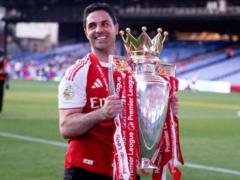 Arteta is the current Premier League manager for the 2025/26 season