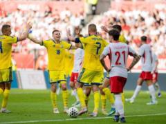 Сборная Украины выиграла матч у сборной Польши