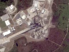Разрушения от взрыва ракеты Blue Origin видны из космоса