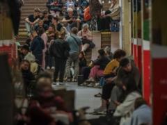 Метрополитен зафиксировал рекорд укрытия людей во время атаки на Киев