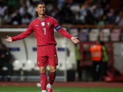 Cristiano Ronaldo became the oldest field player, who was the leader at the start of the World Cup match