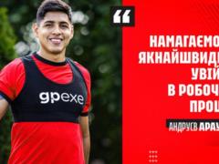 Araujo: We want to get into the work process as soon as possible