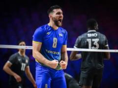 Сборная Украины по волейболу одержала третью подряд победу в Лиге наций