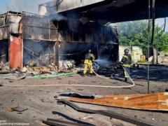 Россияне нанесли удар по АЗС на Днепропетровщине: есть погибший и раненые