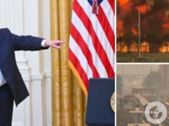  Ненадлежащим образом присматривают : Трамп обвинил Канаду в лесных пожарах и пообещал возмездие