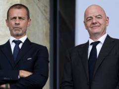 The UEFA President boycotted the World Cup final through FIFA s extraordinary decisions