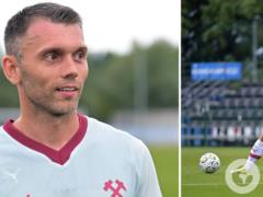 Футболист сборной Украины перешел из  Динамо  в  Шахтер  и забил первый гол пяткой в прыжке спиной.