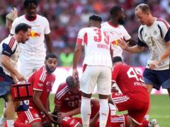 Musiala is unpretentious right on the field during the friendly match against RB Leipzig