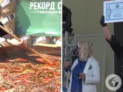 В Тернопольской области сварили более 3 тонн бограча и установили рекорд. Фото и видео