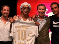 Ronaldo resumed his playing career in Italy 11 years after his retirement