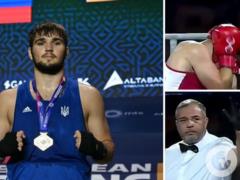 Украинский боксер выиграл чемпионат Европы, избив в финале россиянина.