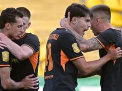 Shakhtar in a freestyle style beating Carpathians