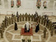 Глава УГКЦ освятил мотивационные флаги подразделений ССО, участвующих в движении сопротивления: видео