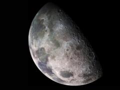 The month “is” Jupiter: unique darkening in the daytime sky 8th Versule