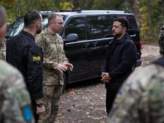 Зеленский прибыл на Лиманское направление